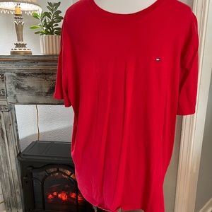 Mens XL Red Tommy Hilfiger Tshirt